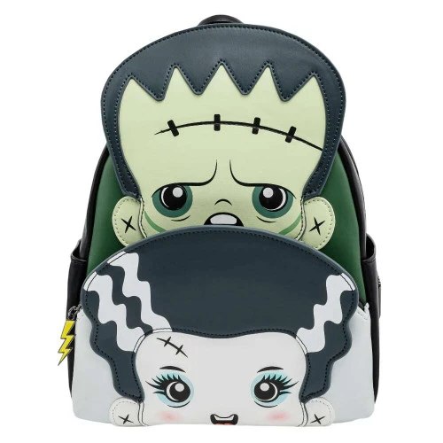 Universal Monsters Loungefly Frankie And Bride Mini Backpack - 25.5cm 3 Universal Monsters Loungefly Frankie And Bride Mini Backpack - 25.5cm
