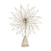Champagne Flowerburst Wire Tree Topper - 30cm -Christmas Decor Sales Store apihntbnz 80718.1641046219