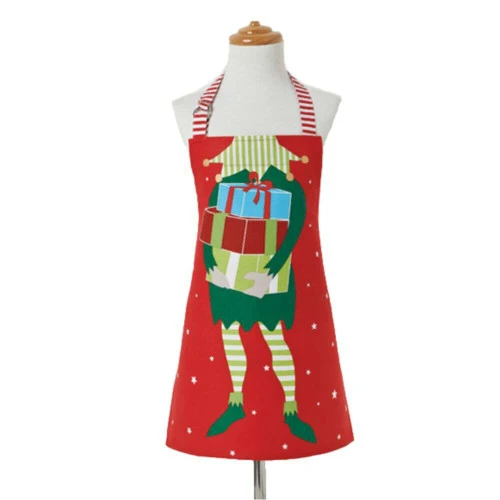 Santas Little Helper Chef Apron Set - Child 4 Santas Little Helper Chef Apron Set - Child - Image 2
