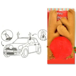 Reindeer Car Costume (Set Of 3) - 43cm