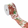 Poinsettia Print Ribbon - 10m 1 Poinsettia Print Ribbon - 10m -Christmas Decor Sales Store apil7rtie 46592.1641046297