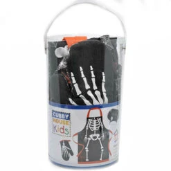 Skeleton Chefs Apron Set - CHILD -Christmas Decor Sales Store apilv5bhr 35844.1641046332