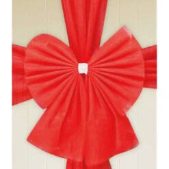 Huge Red Door Bow With Sash