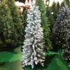 6FT Slim Flocked Pine Christmas Tree -Christmas Decor Sales Store apipbaeze 89565.1641046207