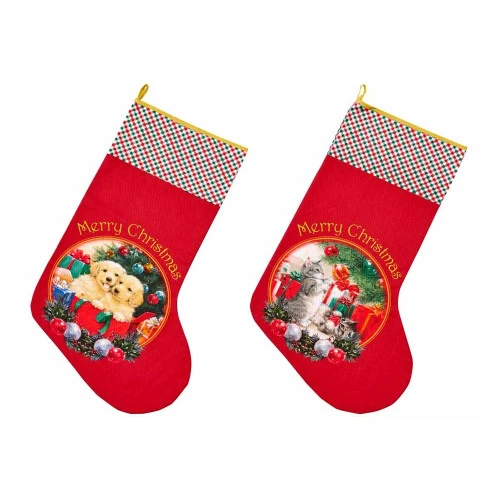 Christmas Furry Friends Stocking- 65cm 3 Christmas Furry Friends Stocking- 65cm
