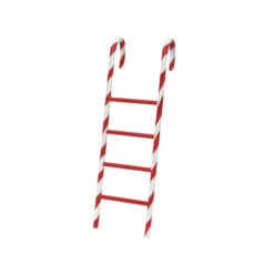Mark Roberts Red White Candy Stripe Ladder - 60cm