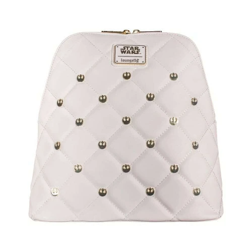 Star Wars - Loungefly White Gold Rebel Hardware Mini Backpack -28cm 3 Star Wars - Loungefly White Gold Rebel Hardware Mini Backpack -28cm