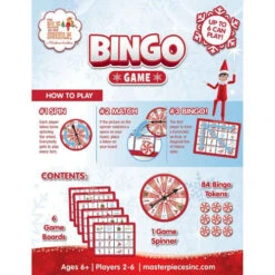 Elf On The Shelf Bingo - 20cm -Christmas Decor Sales Store apizgjve0 26662.1641046256