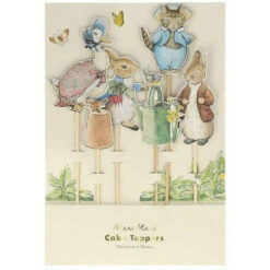 Peter Rabbit And Friends Toppers (Pack Of 6) - 25.5cm