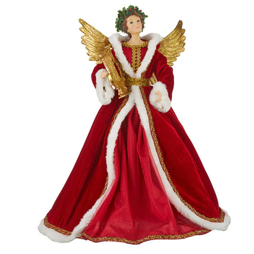 Christmas Decor Sales Store -Christmas Decor Sales Store 4219063 ANGEL HARPIST TREE TOPPER 43756.1670499796